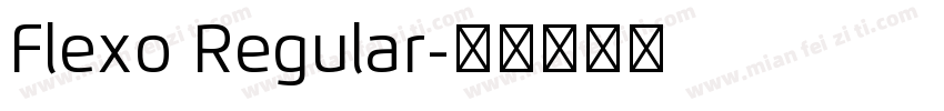 Flexo Regular字体转换